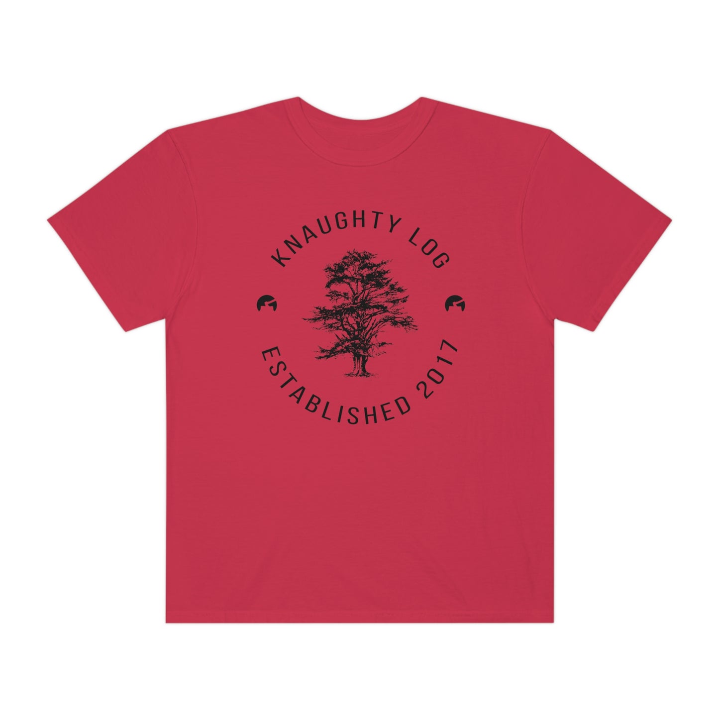 Knaughty Log Tree Graphic T-Shirt