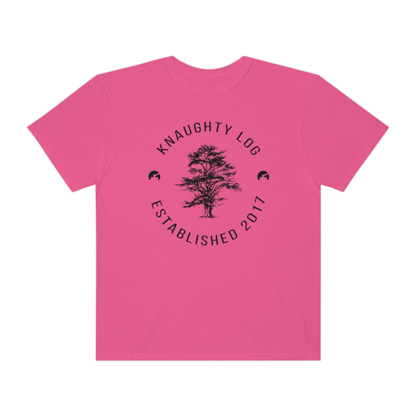 Knaughty Log Tree Graphic T-Shirt