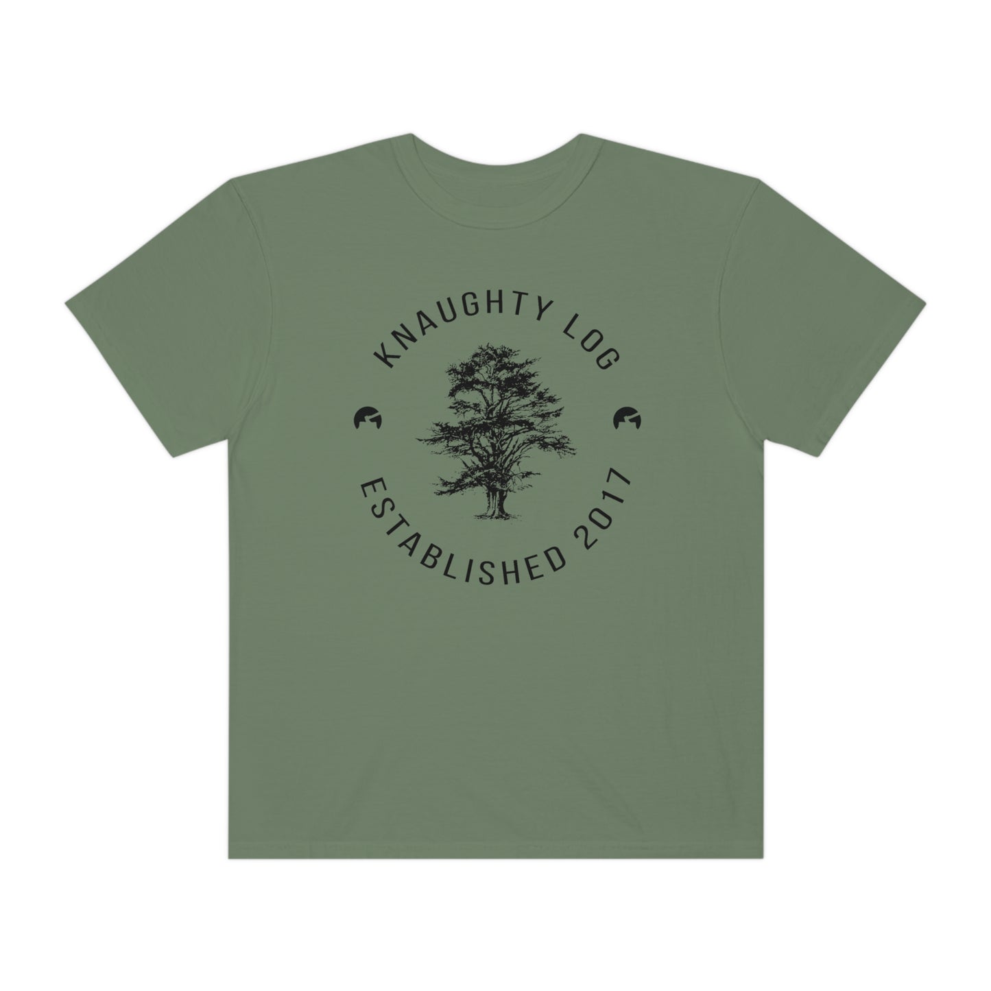 Knaughty Log Tree Graphic T-Shirt